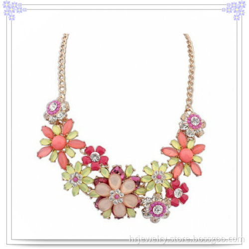 Alloy Jewelry Lady Fashion Resin Necklace (NK1090)